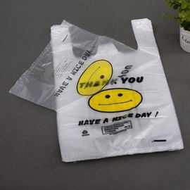 Skrobia kukurydziana Biodegradowalne plastikowe torby na zakupy Ekologiczne EN13432 / MSDS Zatwierdzenie
