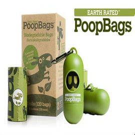 Biodegradowalne torby na odpady na zwierzęta domowe z dozownikiem, torby na kompostowe torby na psie