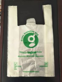 Niestandardowe plastikowe torby na zakupy PVA rozpuszczalne w wodzie w 100% biodegradowalne
